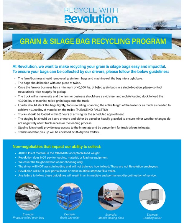 Grain Bag Preparation Procedures for Collection Sites